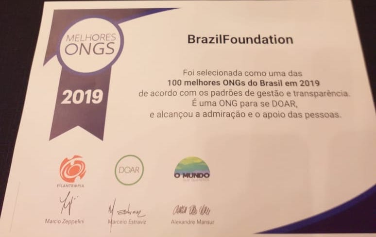 Brazilfoundation Brazilfoundation Recognized As One Of The Best Ngos